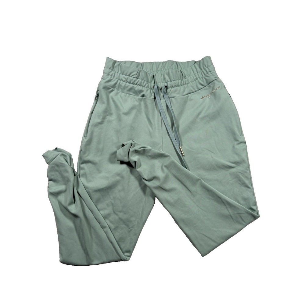 Gymshark x Whitney Simmons Fitted Joggers Moss Green Sage Ruched Pants Small S